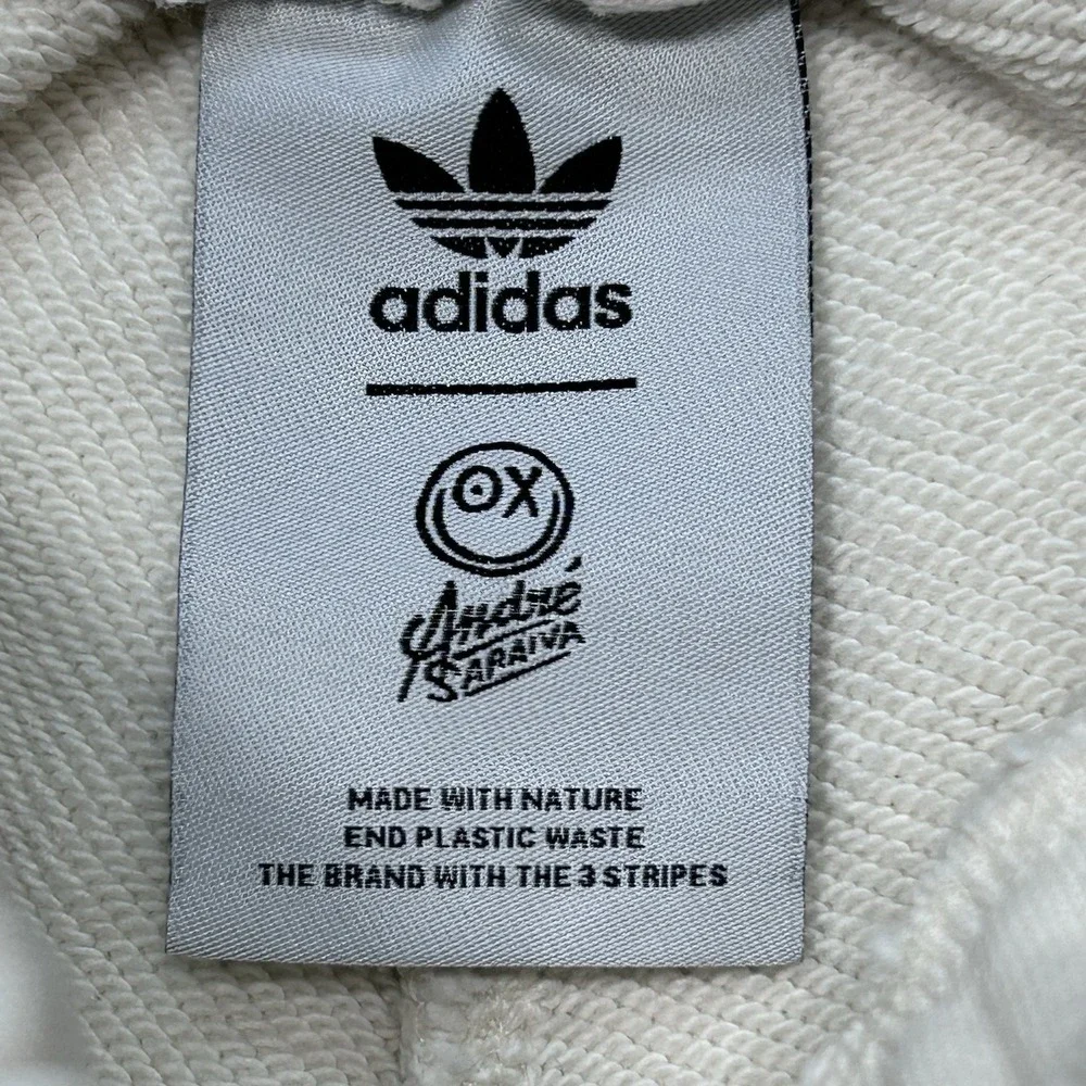 Adidas Andre Saraiva Embroidered Logo Sweat Shorts‎ Size Small